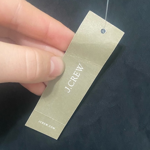 NWT J. Crew black slinky cupro viscose Y2K slip dress size 18 - Picture 5 of 10